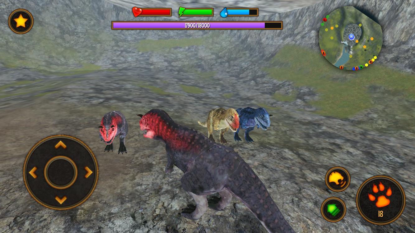 Скриншот игры Clan of Carnotaurus