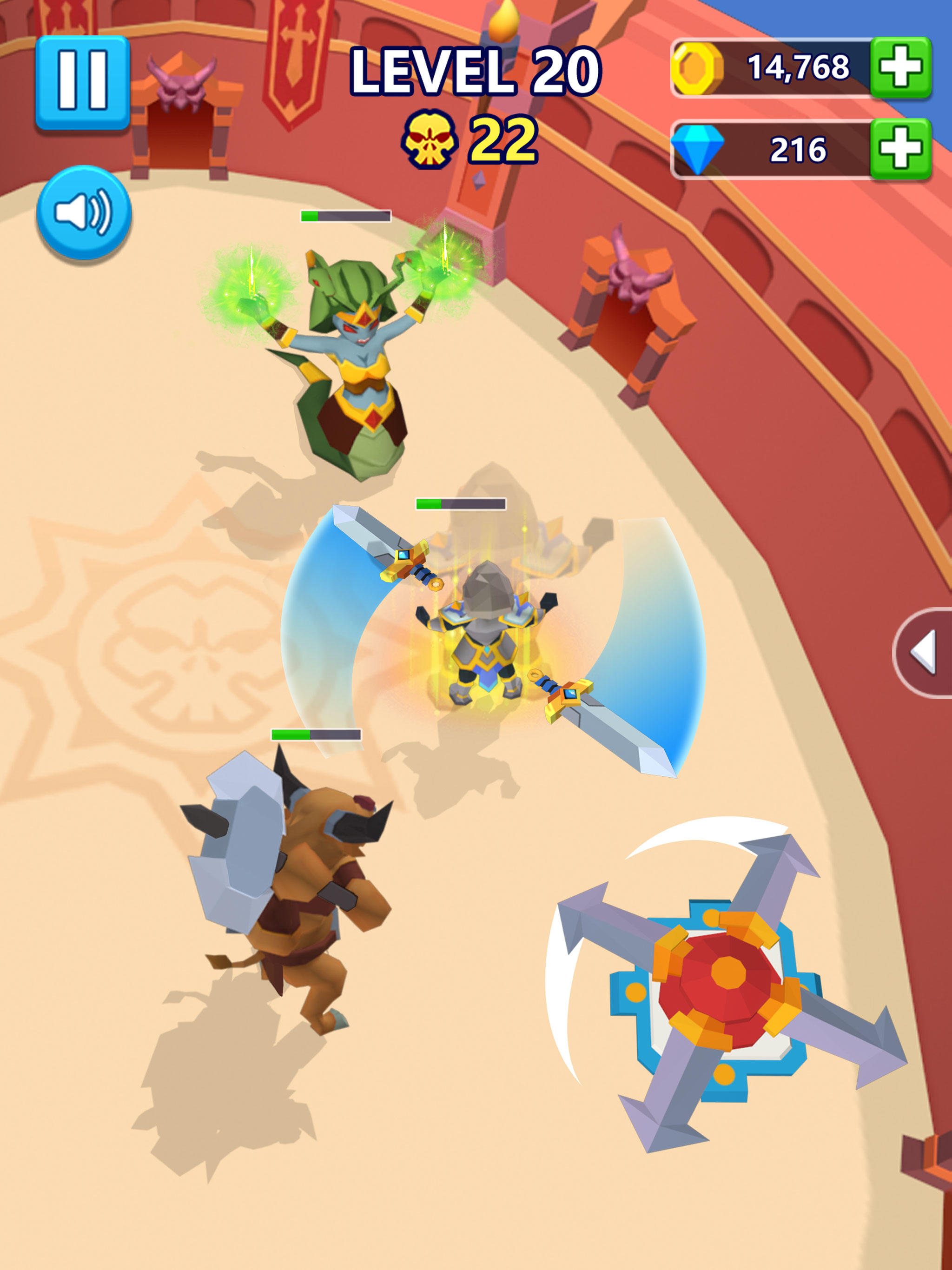 Spin Sword-One Kill Game Screenshot