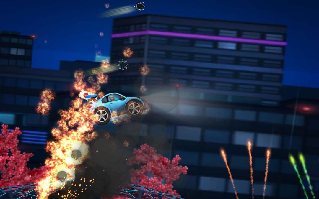 Night City Tokyo Drift: Clumsy Ninja Chasing Cars ภาพหน้าจอเกม