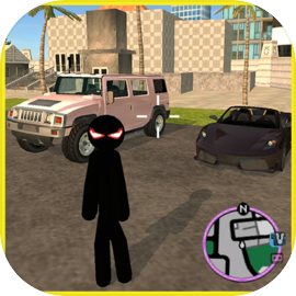 Stick Fight Rope Hero 3 Vice Town: Police Shooter