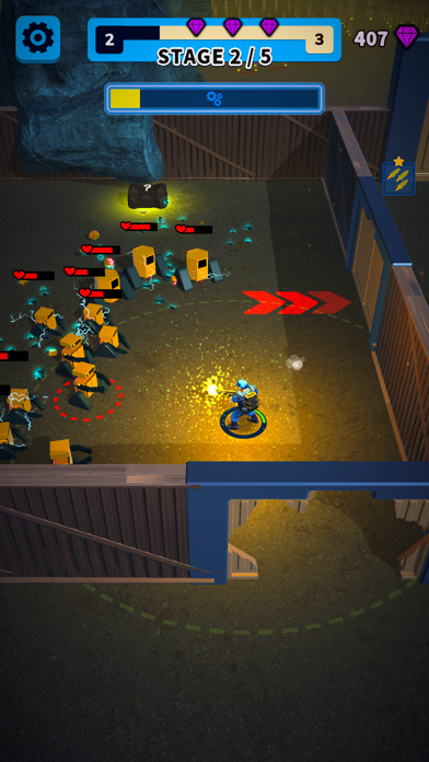 Robot Hunter 3D Game Screenshot