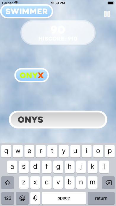 Typer - Speed Typing Game Game Screenshot