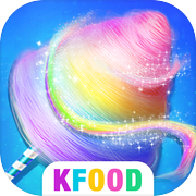 Unicorn Cotton Candy - Cooking Games for Girls