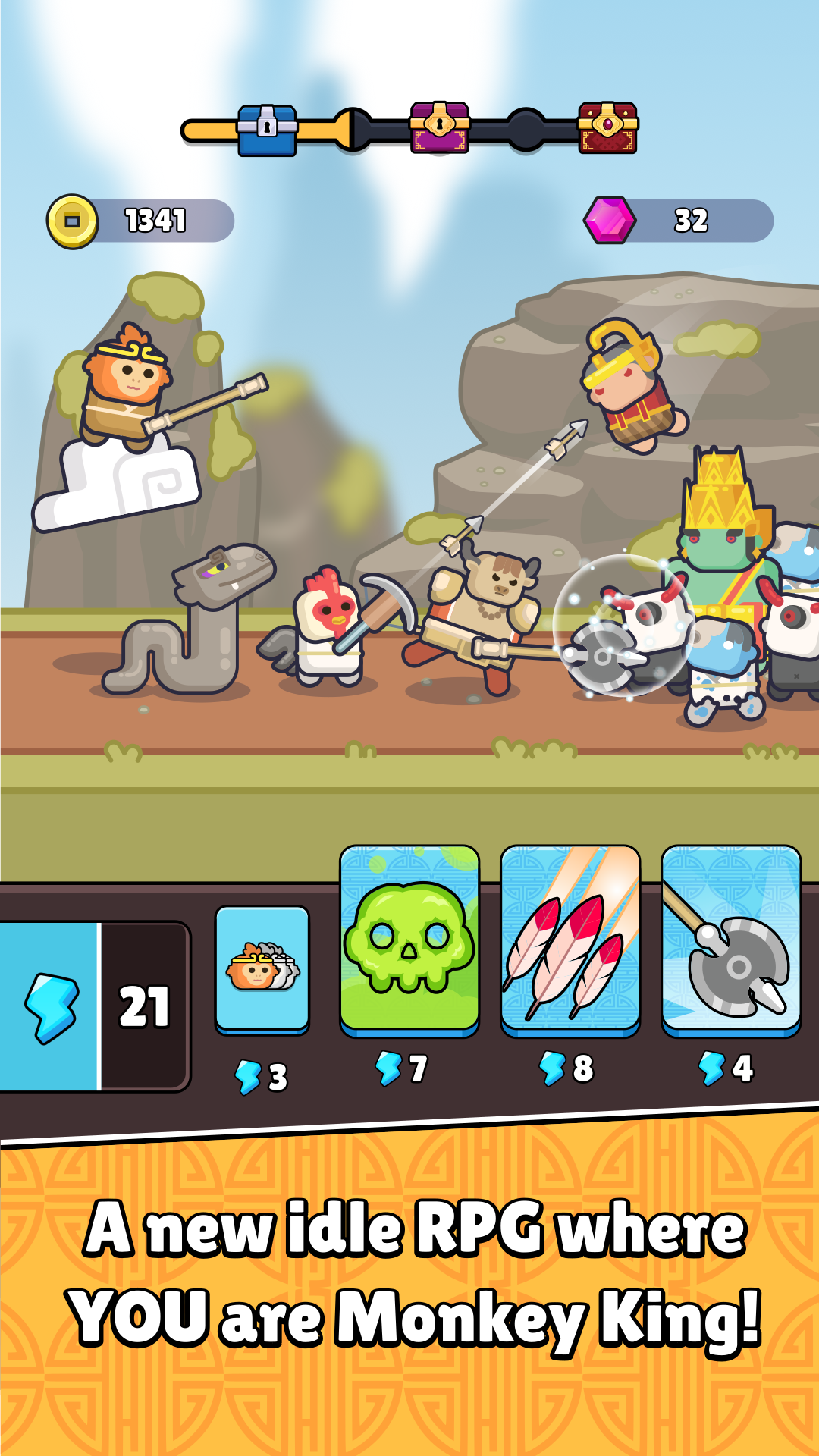 Monkey King: Legend of Heroes Game Screenshot