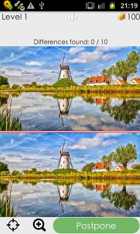 Find 10 Differences Game Screenshot