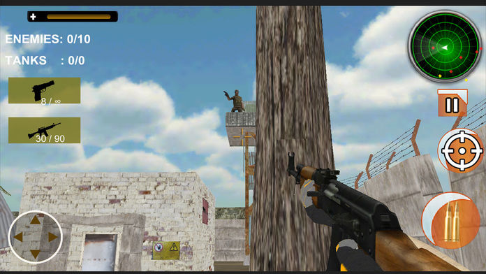 Screenshot of Army Base Battle Clash