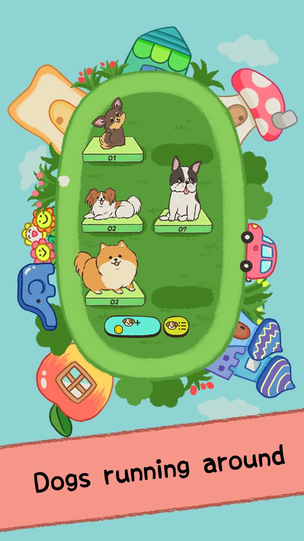 Cute dogs - รวบรวมสุนัขให้ได้มากที่สุด - ภาพหน้าจอเกม