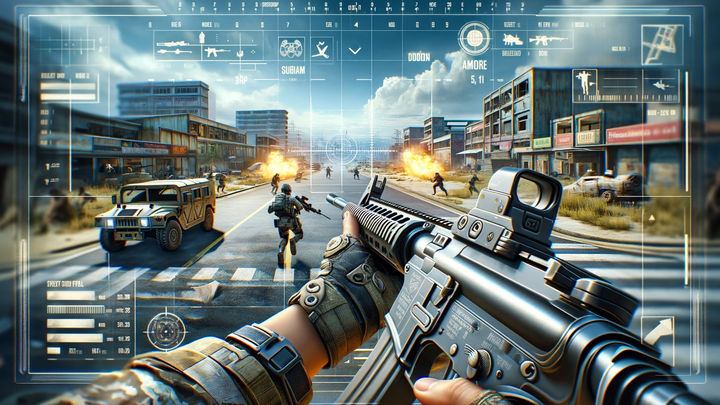 Screenshot 1 of Gun Games 3D Offline Fps Games 3.1