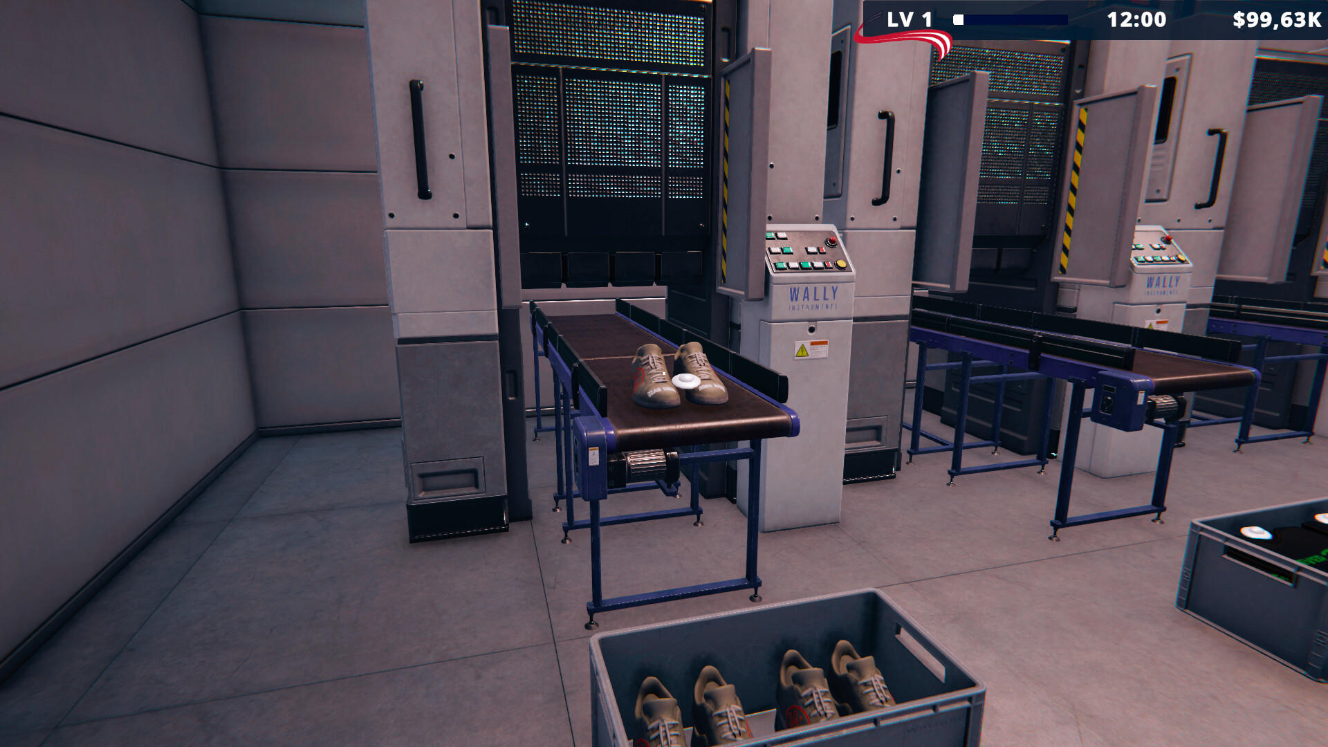 Screenshot of Factory Outlet Simulator