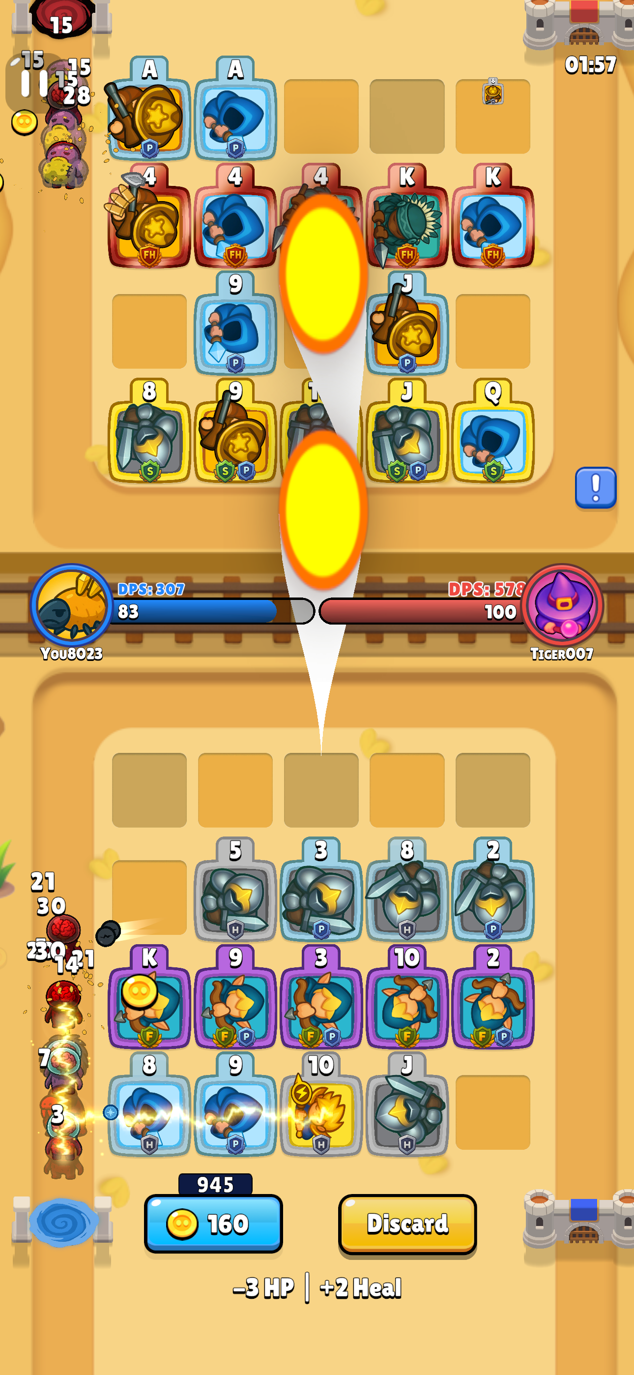 Hand of Heroes Game Screenshot