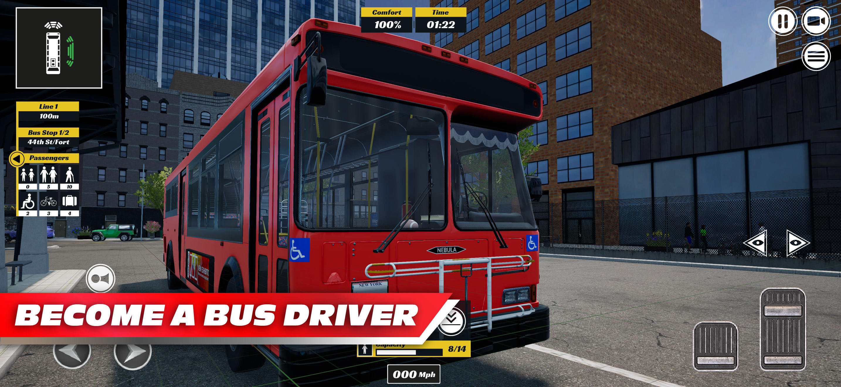 BUS Simulator PRO Urban Rivals Game Screenshot