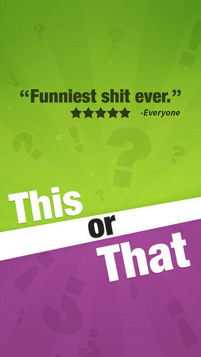 This or That.. Game Screenshot