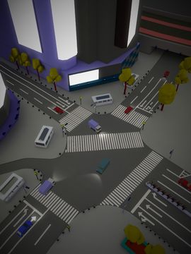 Скриншот игры Crossroad crash