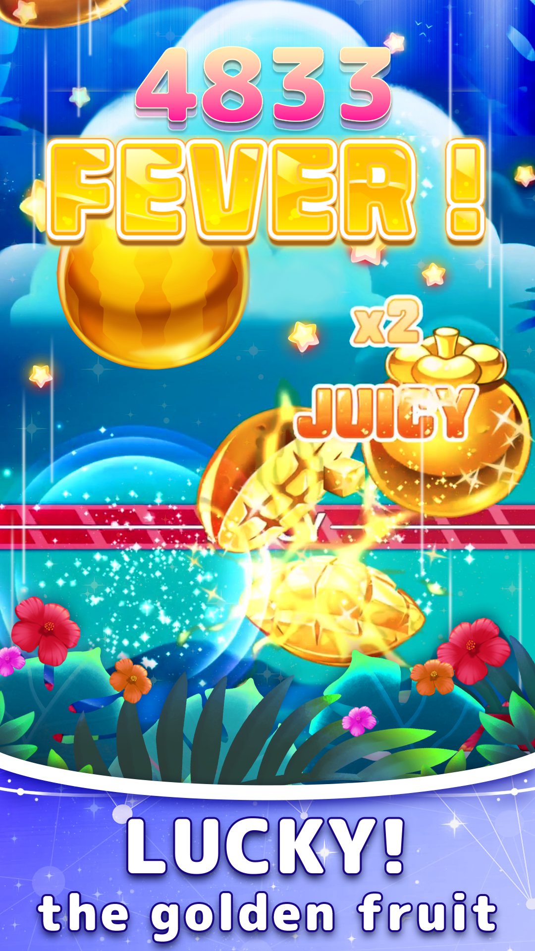 Screenshot of O2Jam - Fruitland Lite!