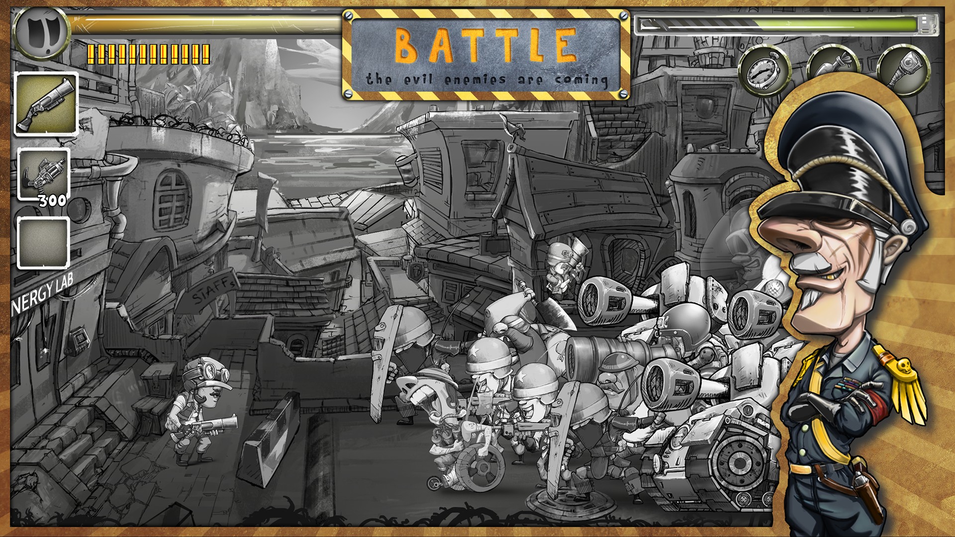 Metal Defender: Battle Of Fire Game Screenshot
