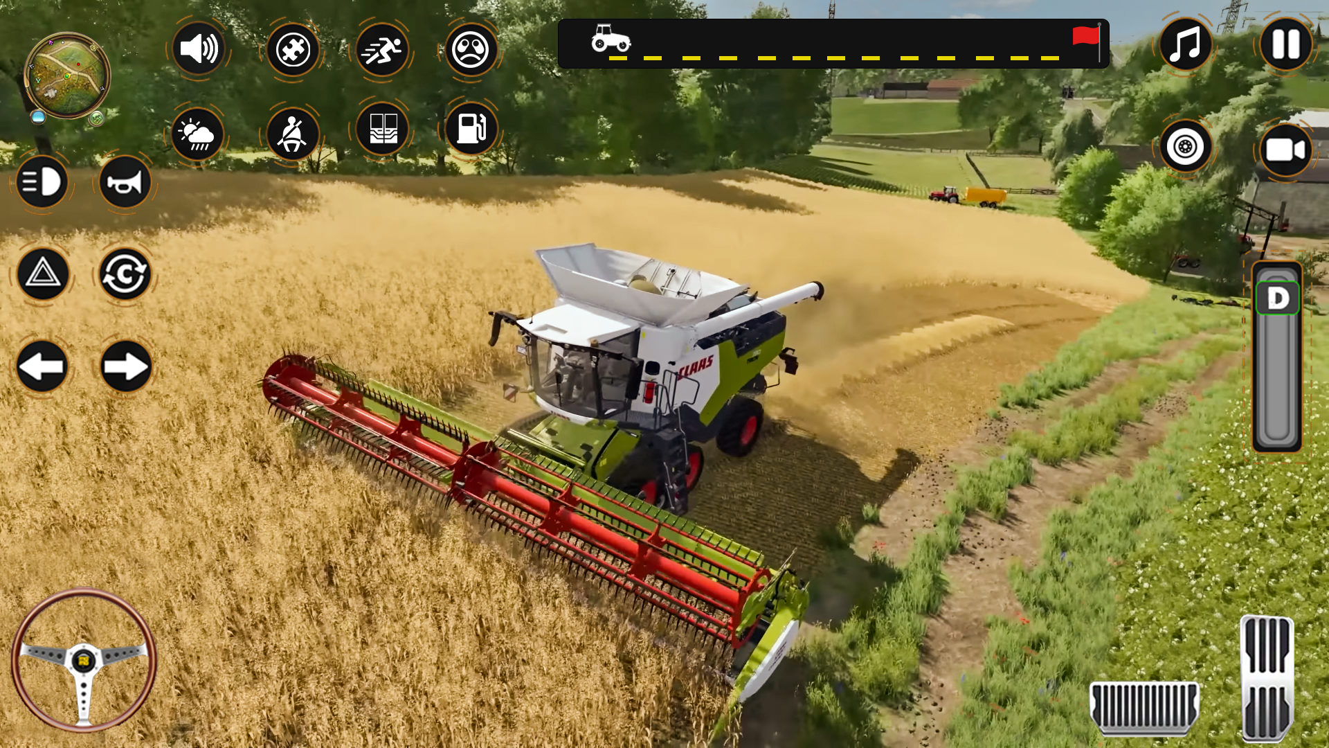 Farm Tractor Game Simulator Game Screenshot