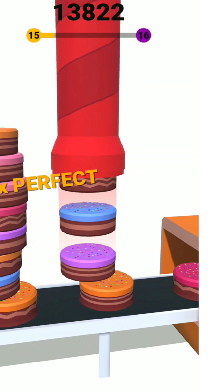Cake Tower Stack Game Screenshot