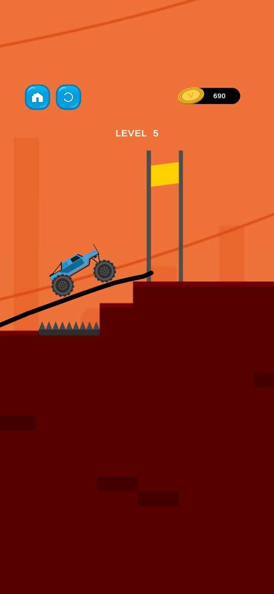 Cuplikan Layar Game DrawBridge: Save Car