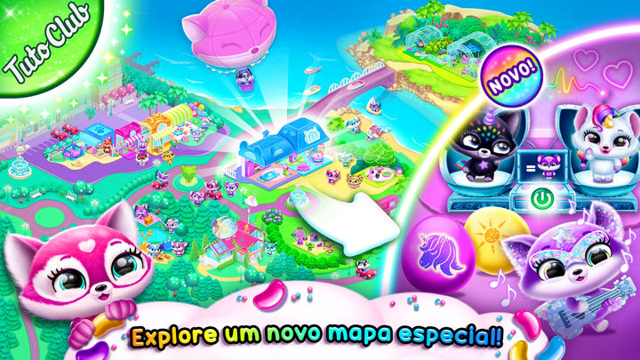 Captura de Tela do Jogo Fluvsies: Uma fofura para amar