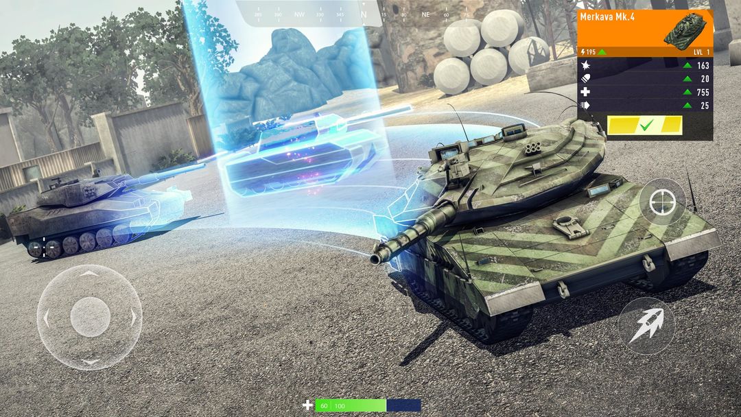 탱크 배틀그라운드 게임 스크린 샷