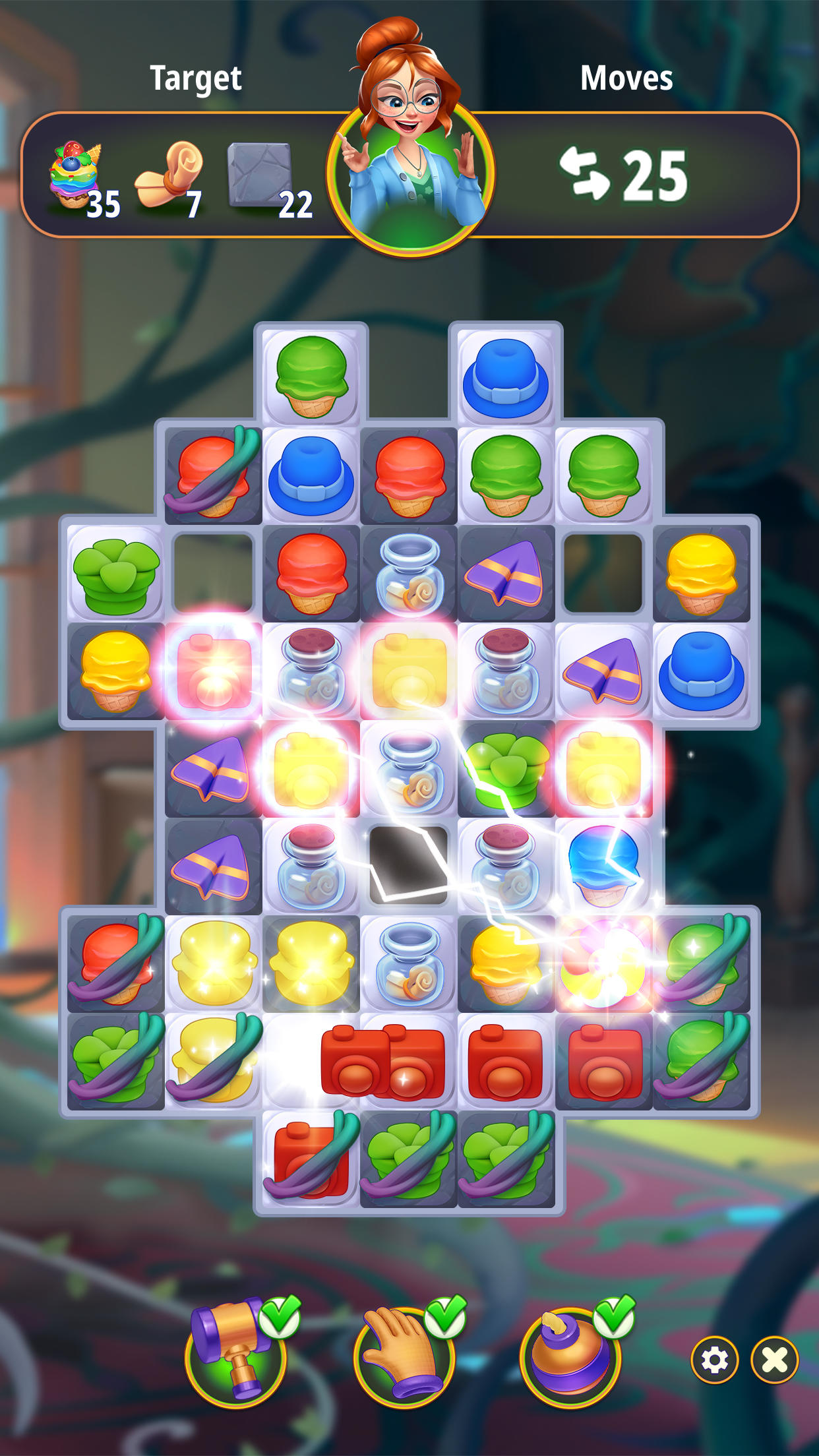 Merge Gardens Game Screenshot