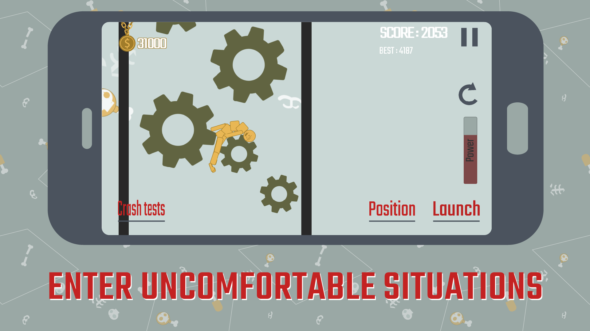 Stickman Destruction: Dismounting Game Screenshot