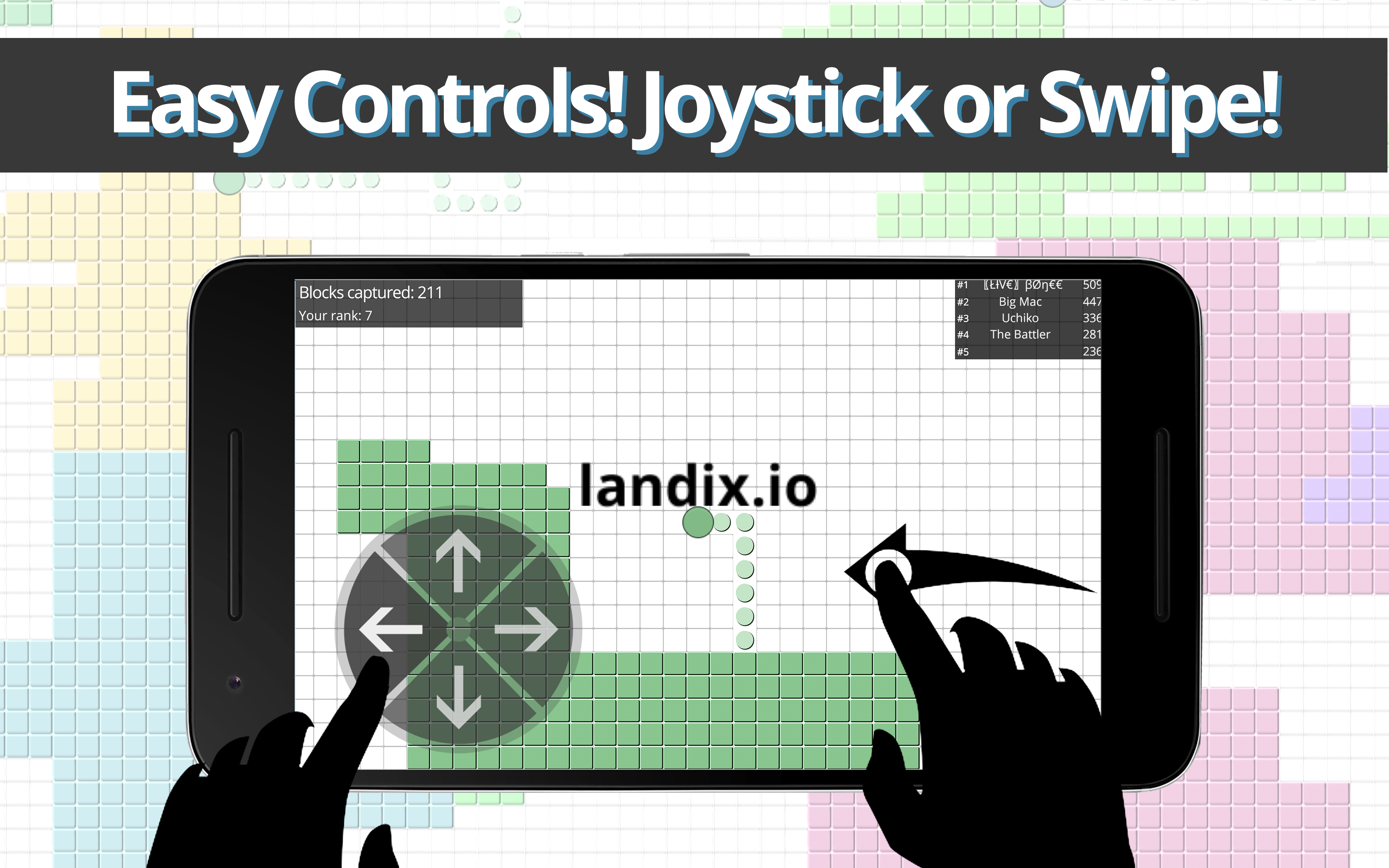 Landix.io Split Cells Game Screenshot
