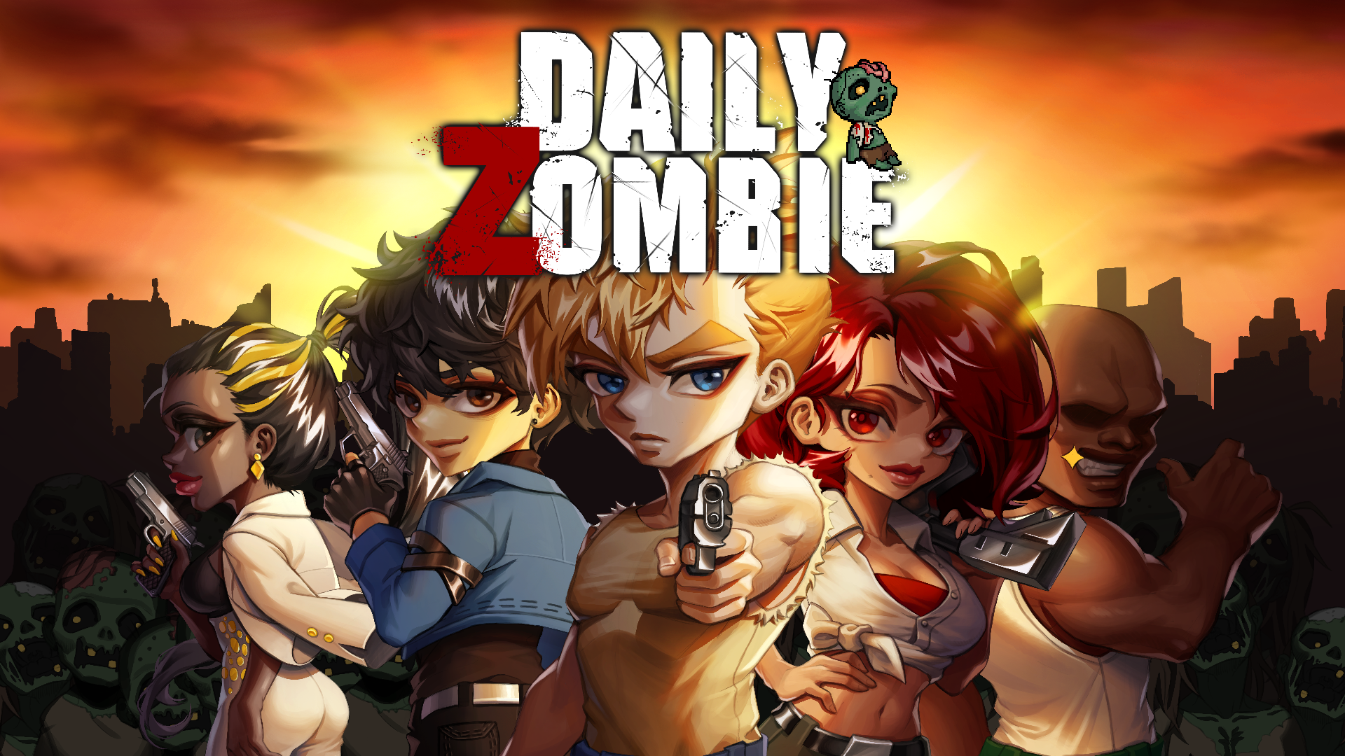 DailyZombie: Defense Game Screenshot