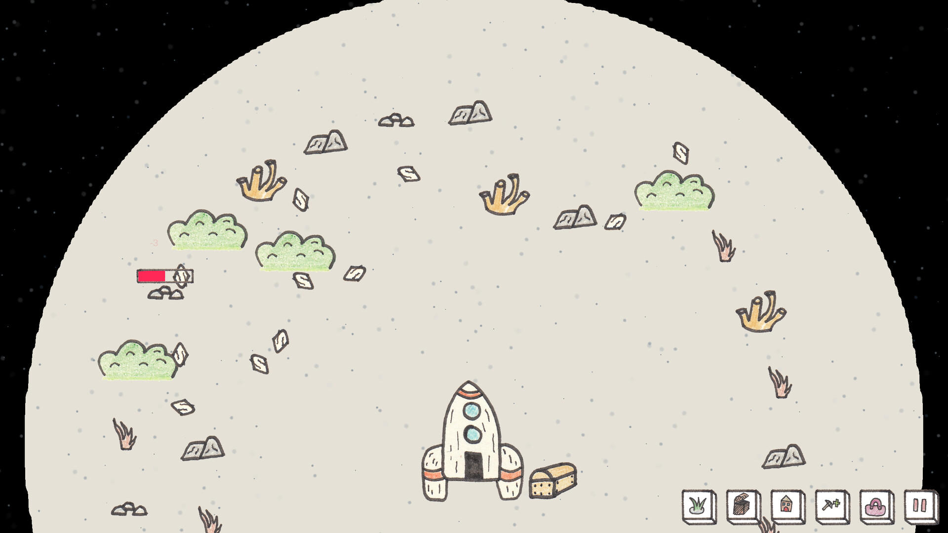 Worldcrusher - a survival clicker game Game Screenshot
