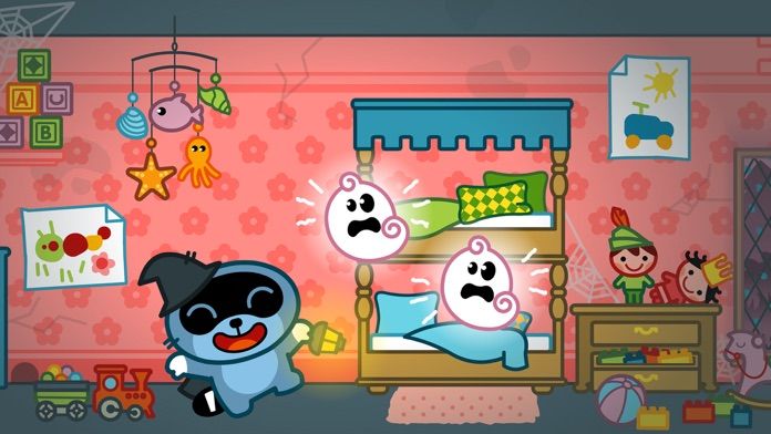 万圣节冒险Pango : 幽灵匹配游戏的孩子3-8的幽灵 게임 스크린 샷