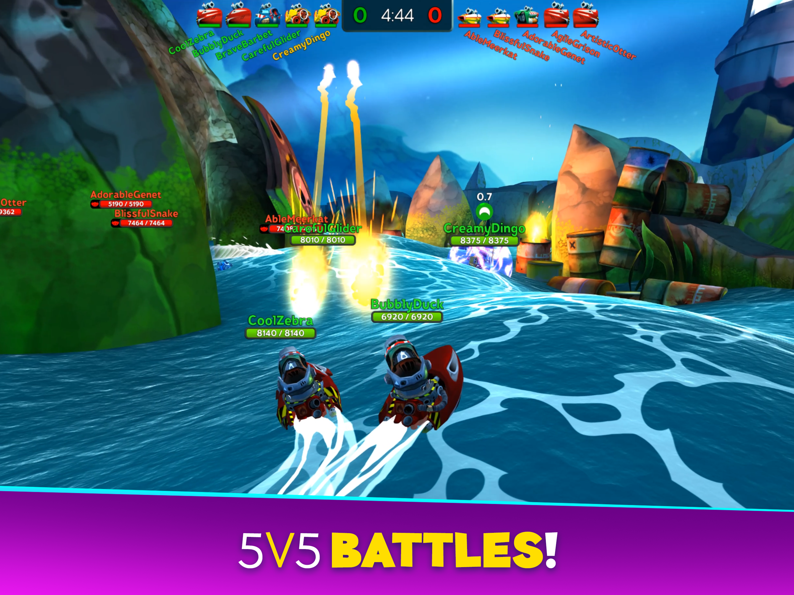 Cuplikan Layar Game Battle Bay