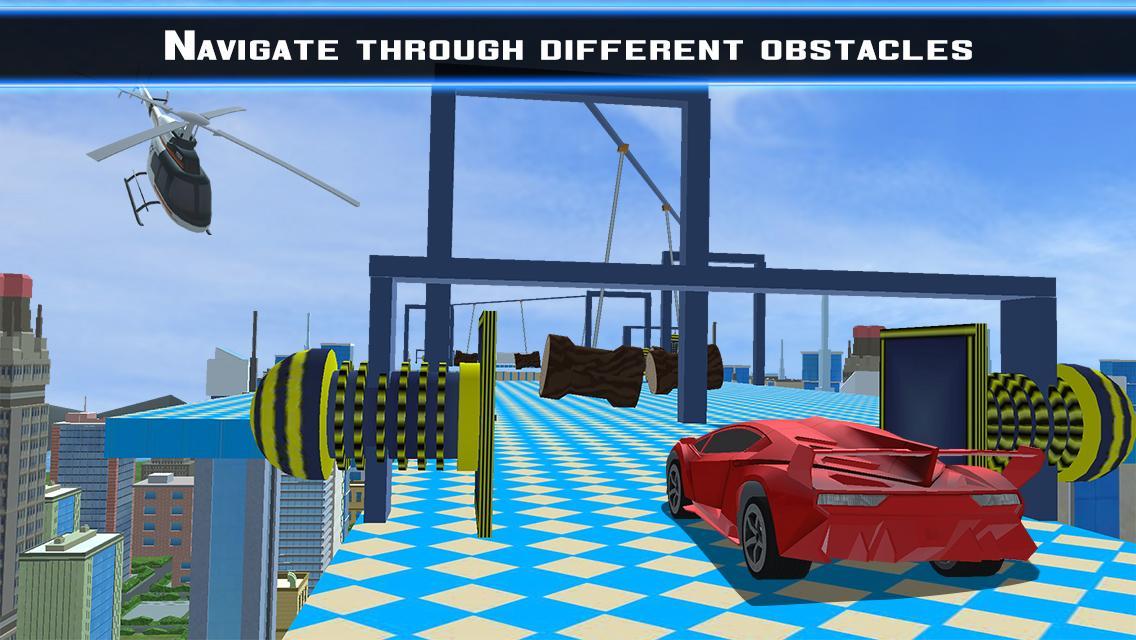 자동차 운전-불가능한 경주 묘기 및 트랙 게임 스크린 샷