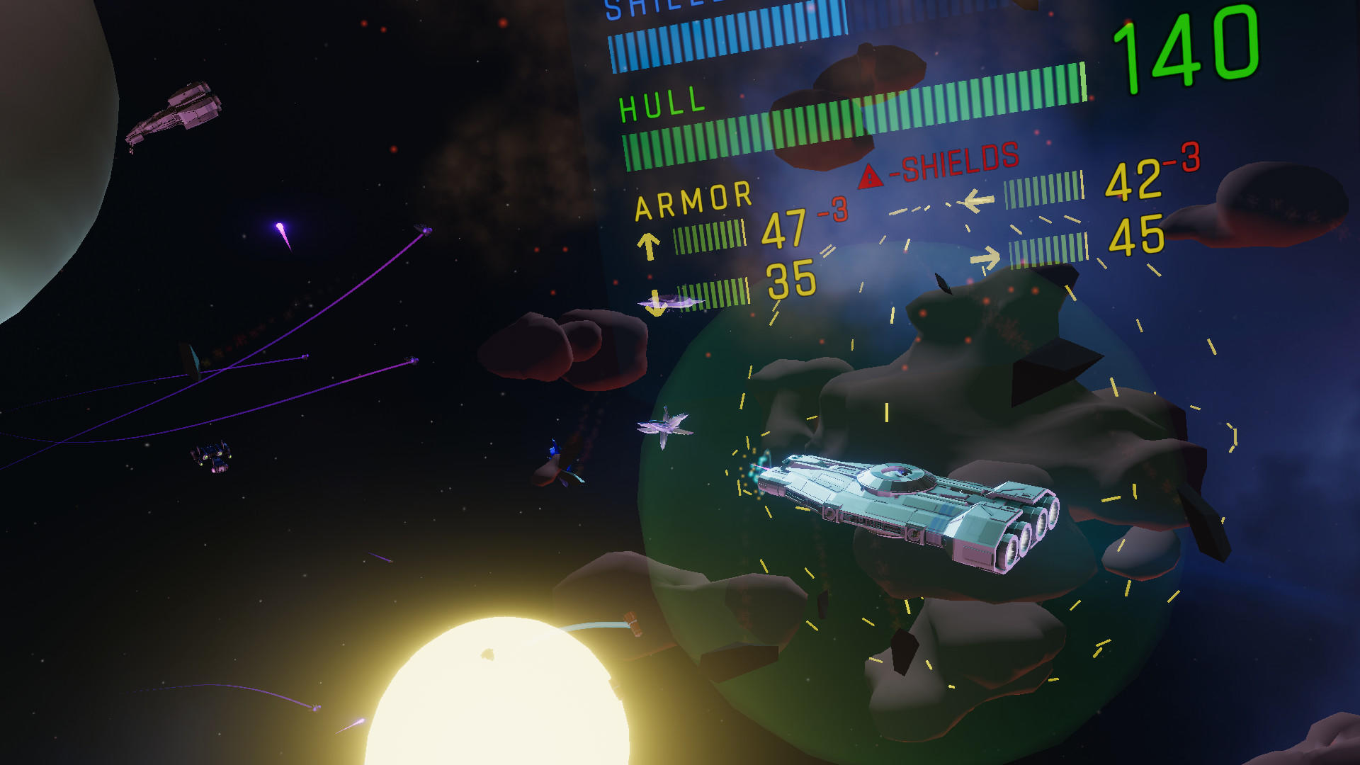Screenshot of Eternal Starlight VR Demo