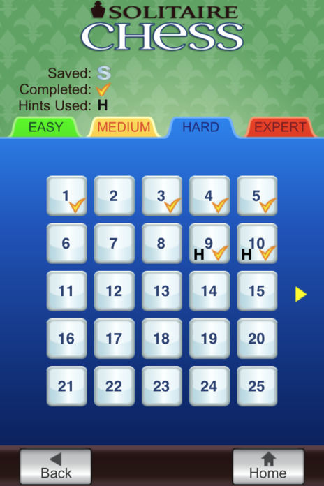 Solitaire Chess by ThinkFun screenshot game