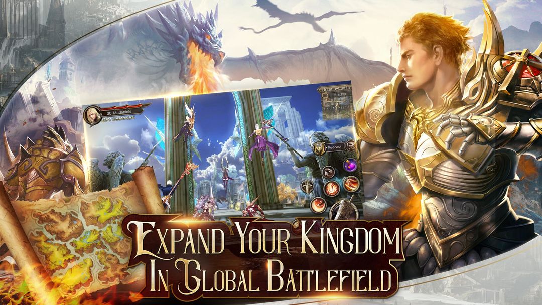 Immortal Thrones-3D Fantasy Mobile MMORPG ภาพหน้าจอเกม