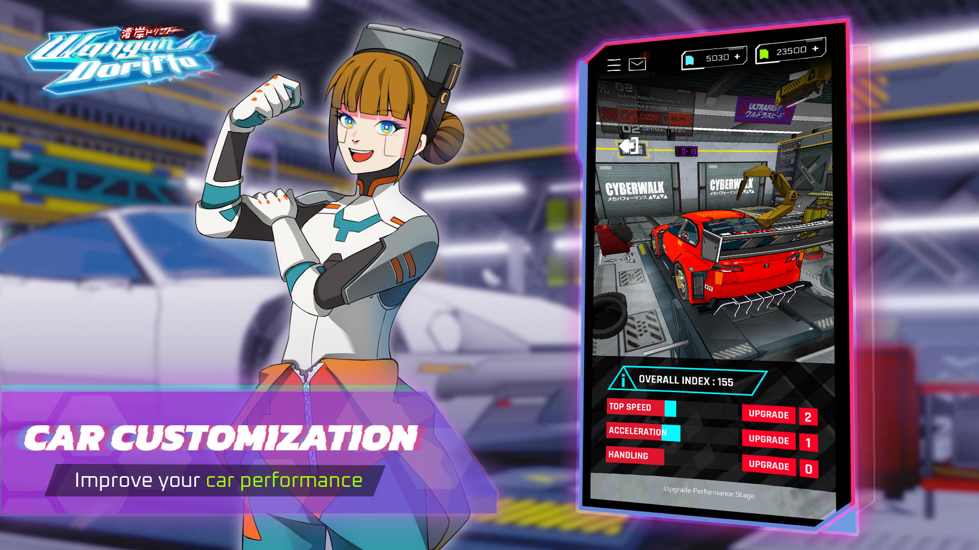 Wangan Dorifto : Arcade Drift Game Screenshot