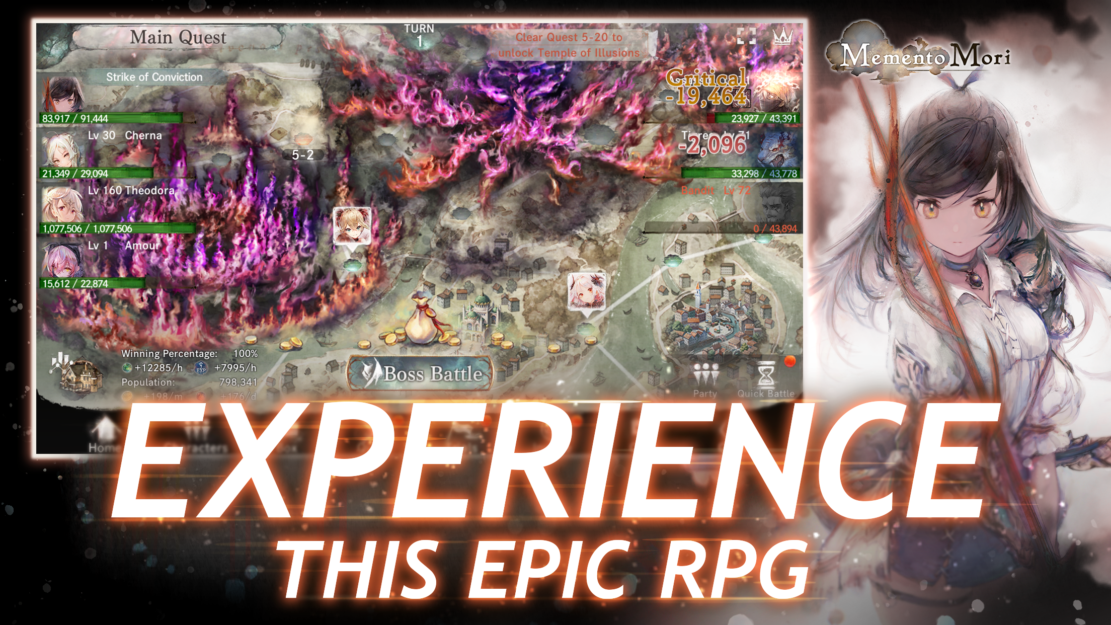 MementoMori: AFKRPG Game Screenshot