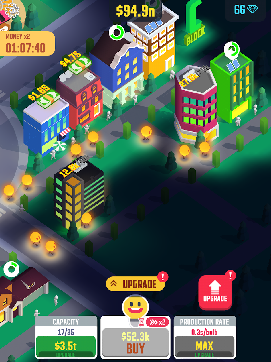 Screenshot 11 of Idle Light City: Clicker Games 