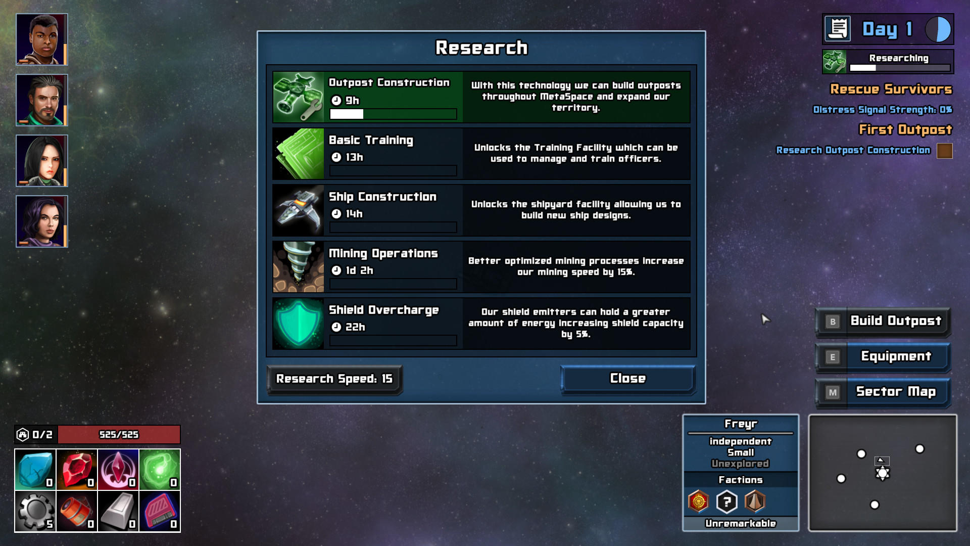 Screenshot of MetaSpace