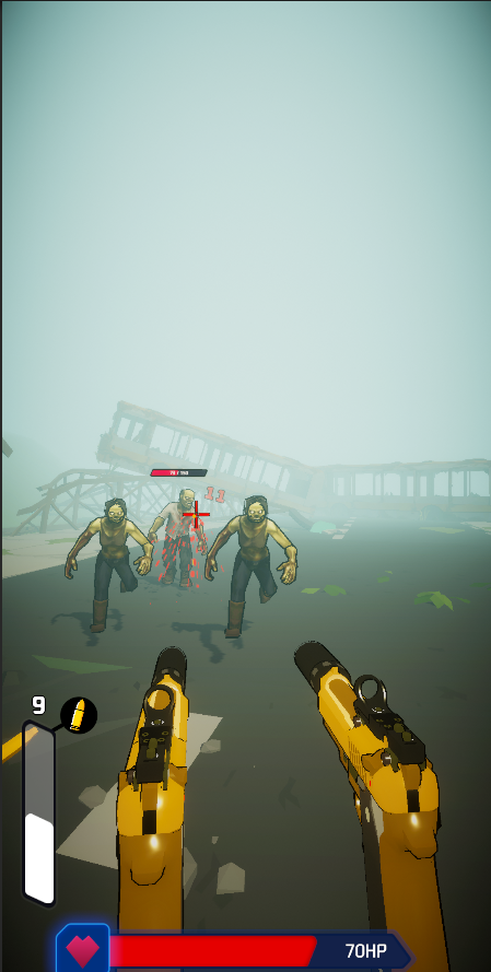 Captura de Tela do Jogo Zombie Assault 3D