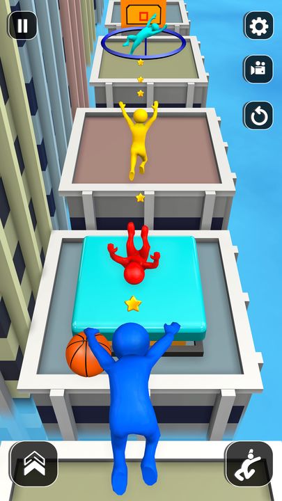 Flipped Chain Dunk Game Screenshot