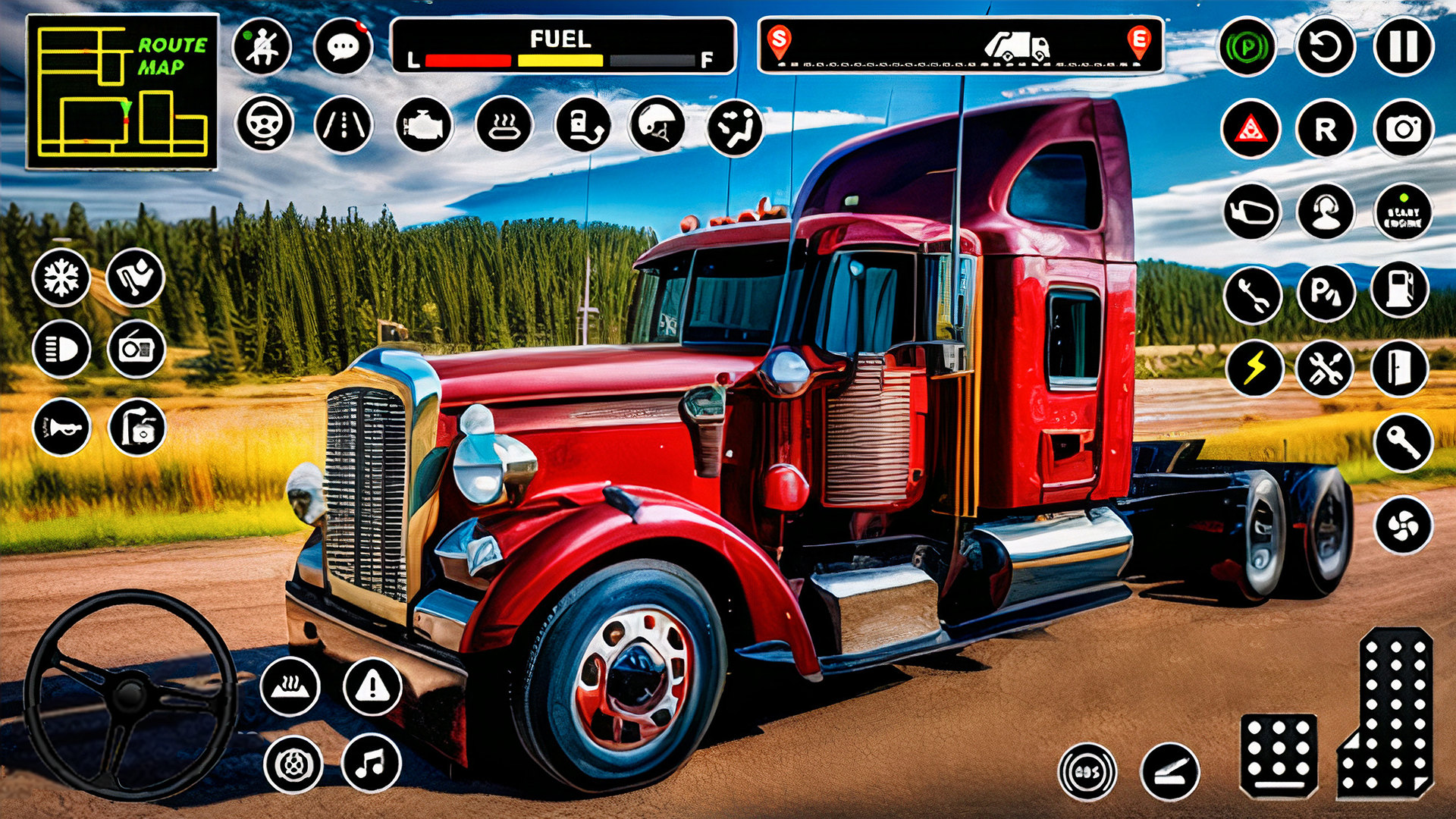 American Truck Games Simulator ภาพหน้าจอเกม