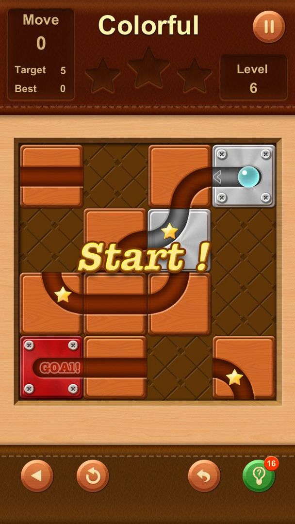 Unblock Ball: Slide Puzzle screenshot game