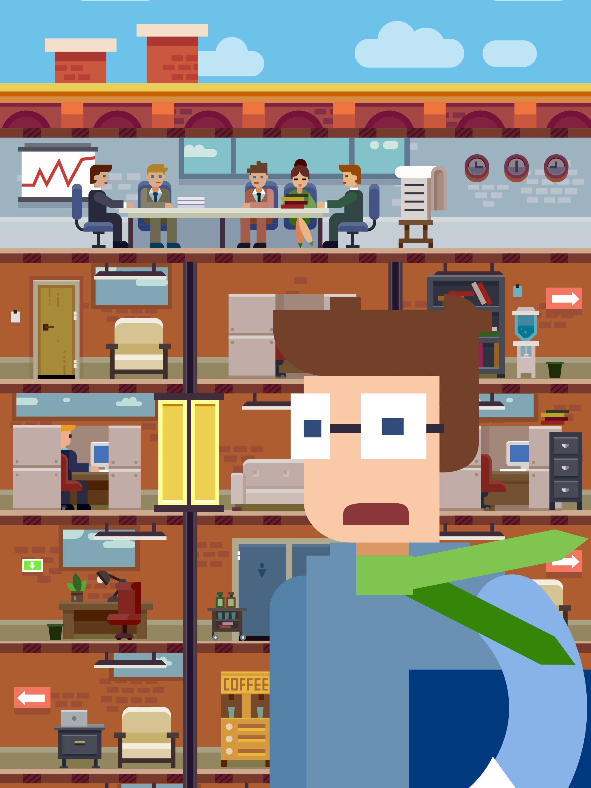 Funky Floors 게임 스크린샷