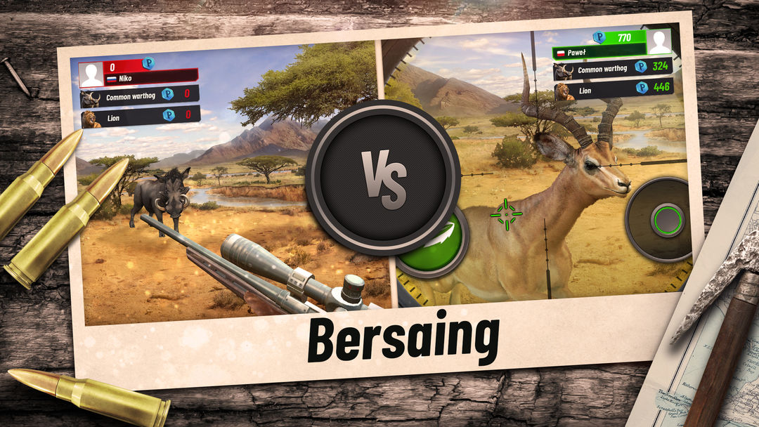 Hunting Clash: Permainan Berburu Hewan 3D screenshot game
