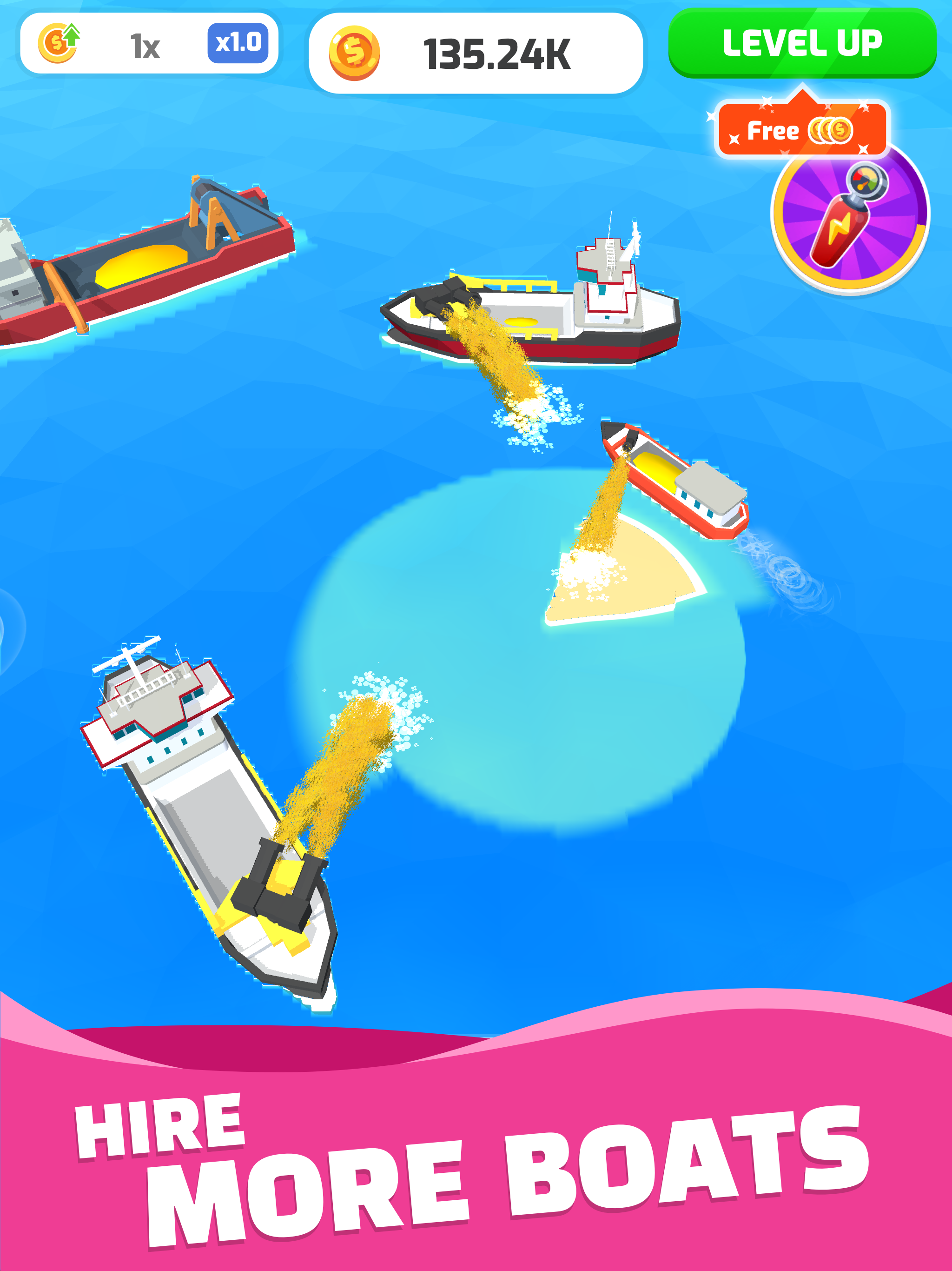 Idle Island Inc Game Screenshot