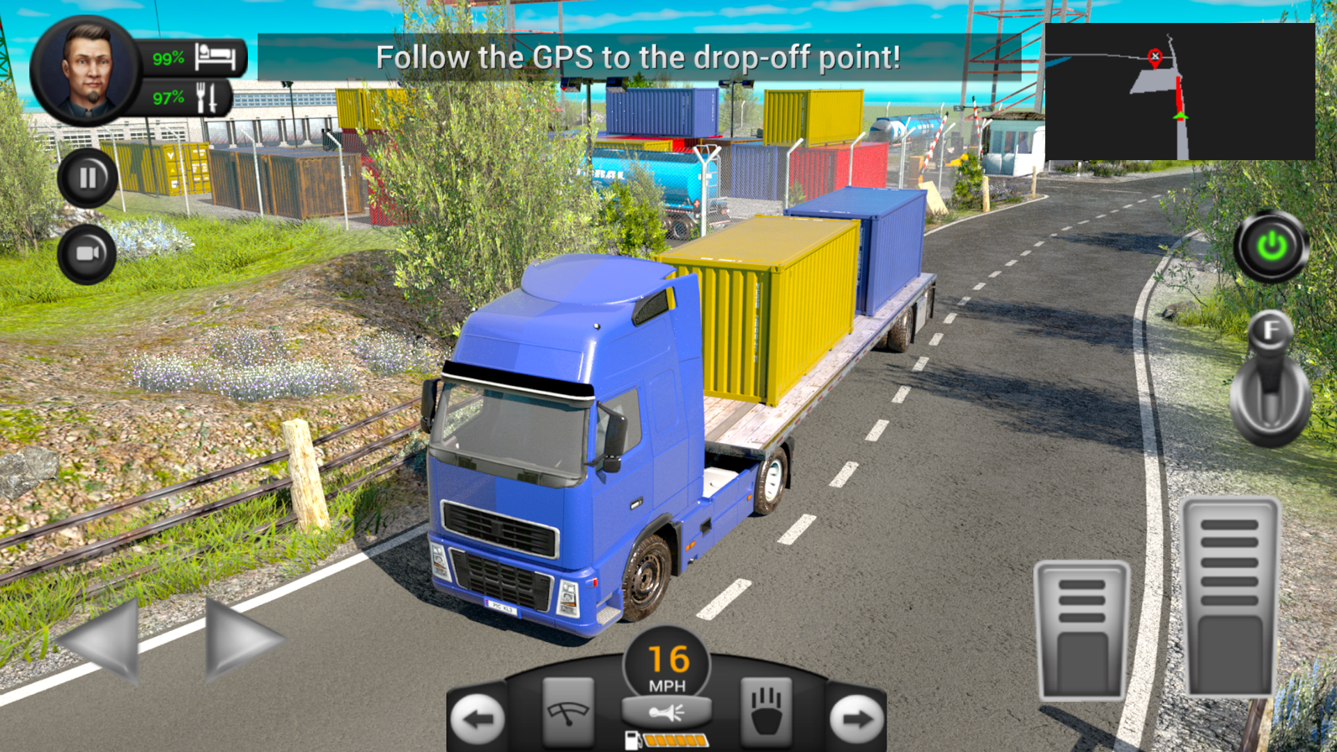 Real Truck Driving Simulator Game Screenshot