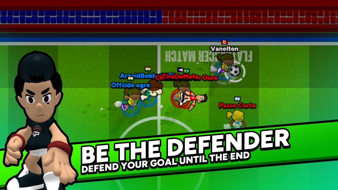 Screenshot of FlatSoccer: Online Soccer