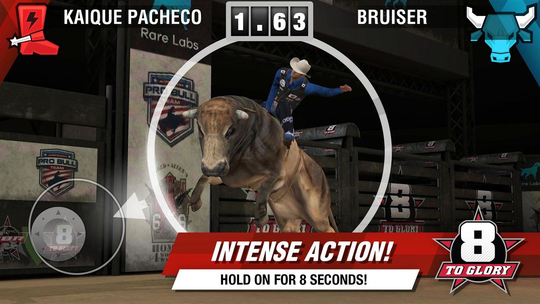 8 to Glory - Bull Riding screenshot game