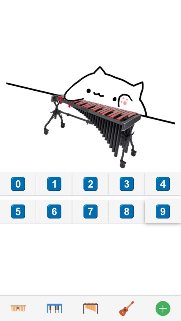 Bongo Cat: Musical Instruments 게임 스크린 샷